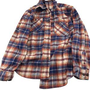 C.E. Schmidt Workwear Mens Plaid Flannel Shirt size Large Cotton